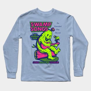 Swamp Songs - White/Neon Long Sleeve T-Shirt